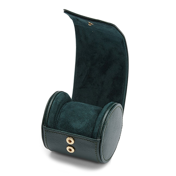 Wolf British Racing Green Single Watch Roll